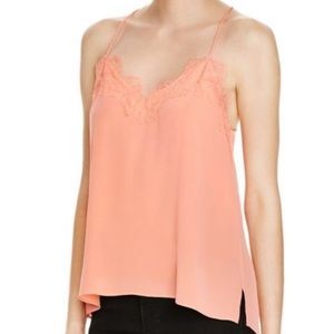 CAMI nyc lace blush camisole